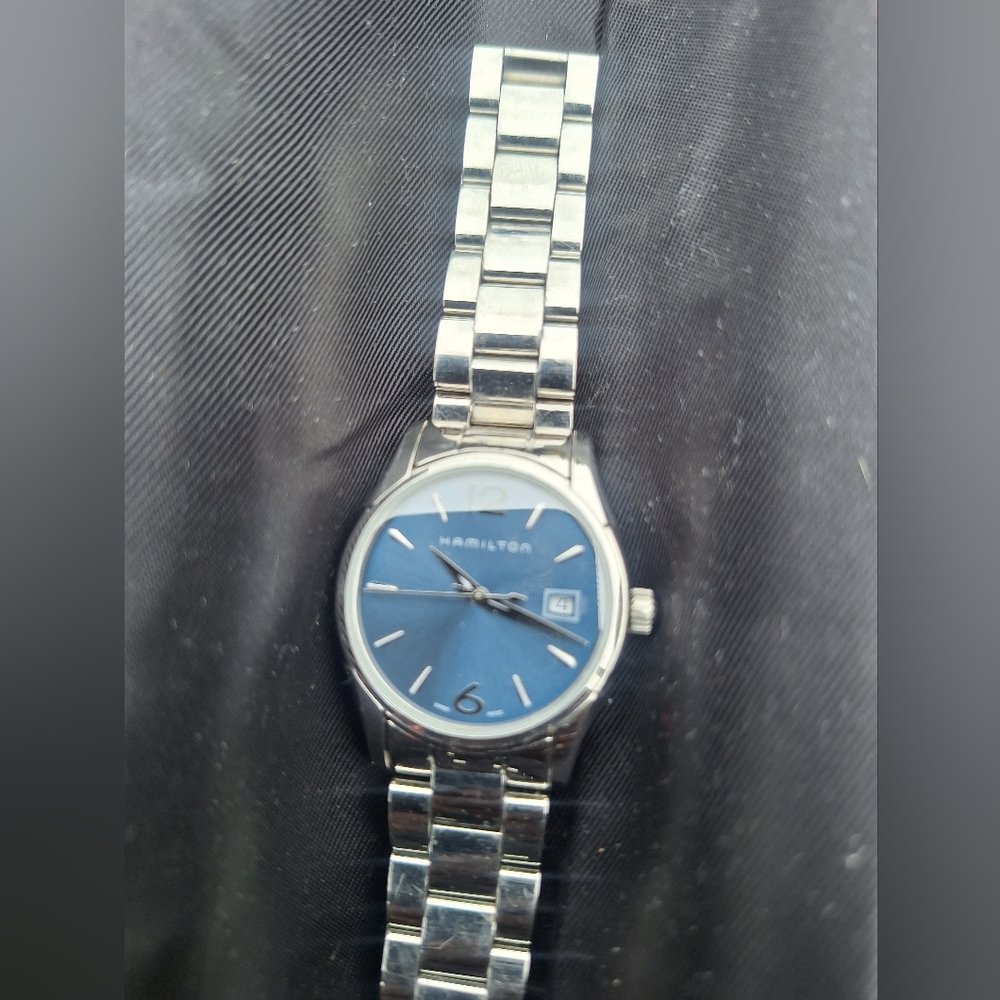 Hamilton jazz master Lady blue dial ladies watch